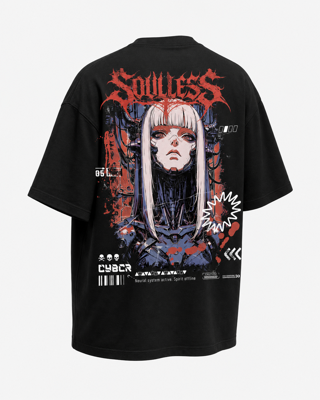PLAYERA OVERSIZED - ALTERNATIVE TECH WEAR - SOUL LESS