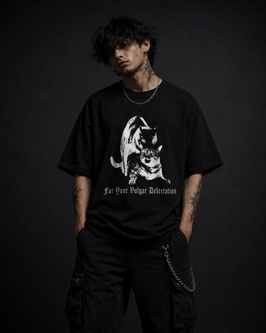 PLAYERA OVERSIZED - ALTERNATIVE WEAR - DESSSIRES - GATITOS
