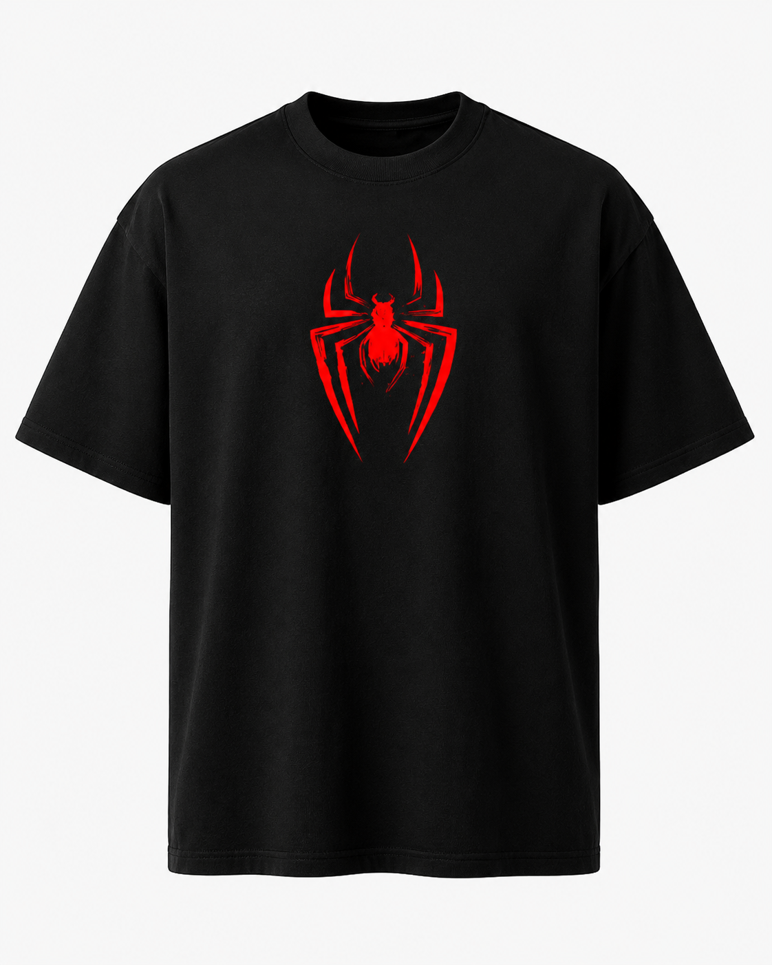 PLAYERA OVERSIZED - URBAN WEAR / FANFICTION - OVERSIZED 100% - FULL PRINT - VIUDA ROJA