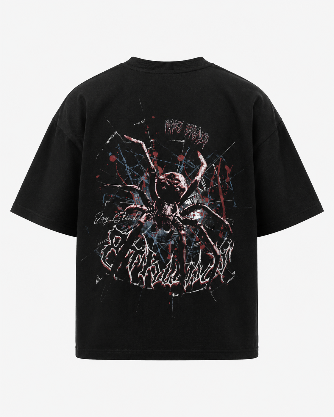 PLAYERA OVERSIZED - URBAN WEAR / FANFICTION - OVERSIZED 100% - FULL PRINT - VIUDA ROJA