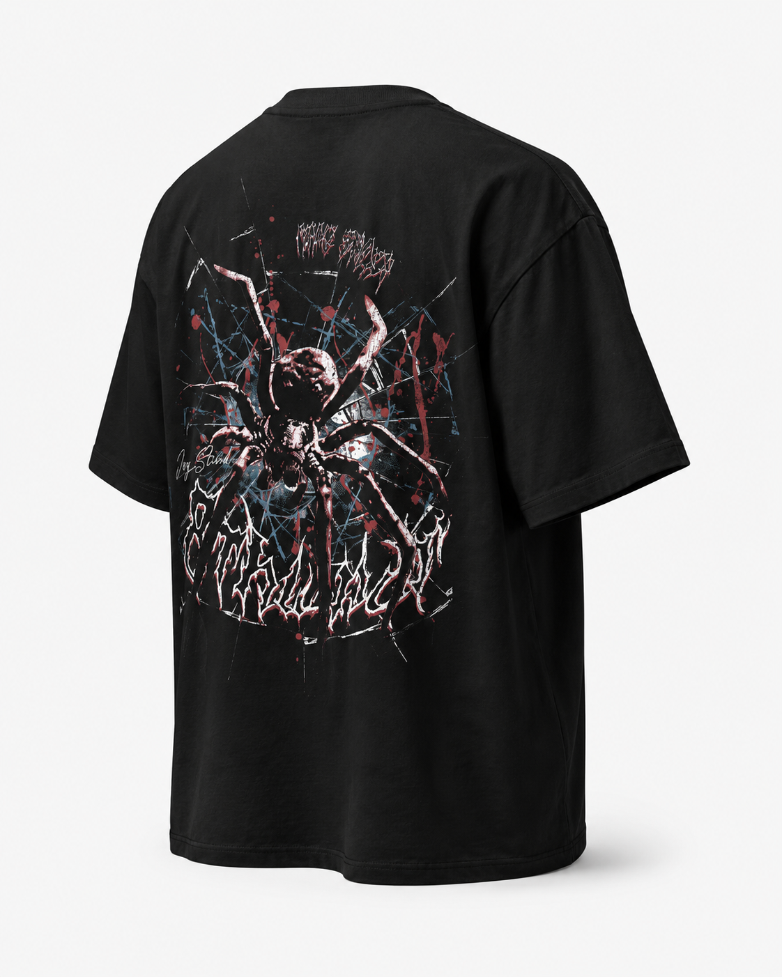 PLAYERA OVERSIZED - URBAN WEAR / FANFICTION - OVERSIZED 100% - FULL PRINT - VIUDA ROJA