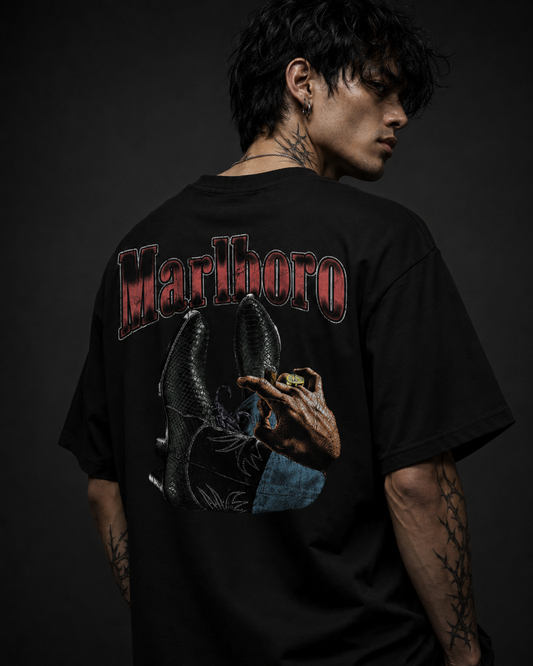 PLAYERA OVERSIZED - MALBORO - OVERSIZED 100% - FULL PRINT - MALBORO