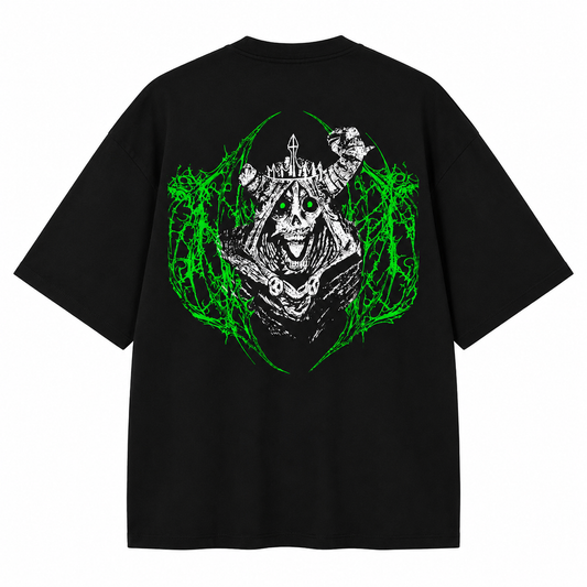 PLAYERA OVERSIZED -SILENT - HORA DE AVENTURA - THE LITCH V2