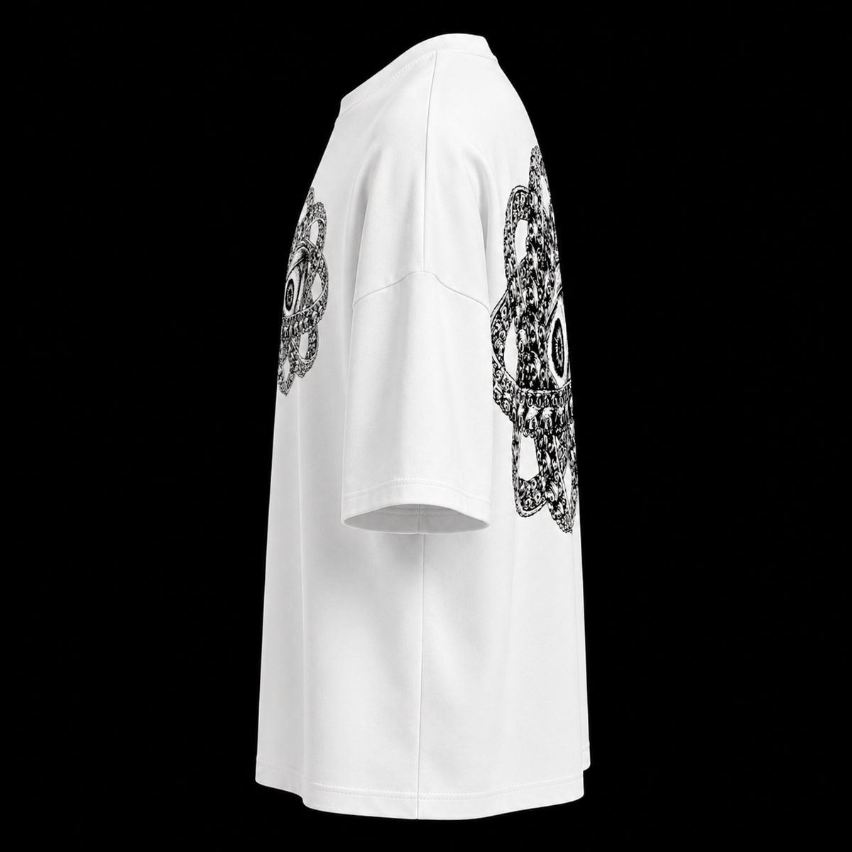 PLAYERA OVERSIZED -SILENT LUXURY ORIGINAL CUSTOM - ANGEL