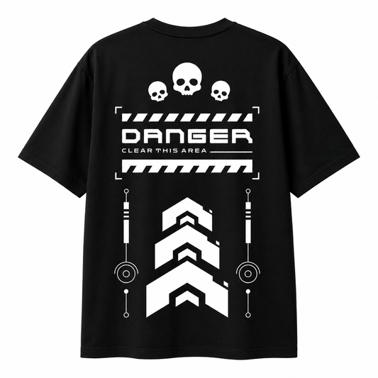 PLAYERA OVERSIZED -SILENT LUXURY ORIGINAL- CUSTOM - CIBERCORE