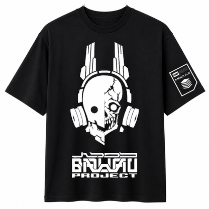 PLAYERA OVERSIZED -SILENT LUXURY ORIGINAL- CUSTOM - CIBERCORE