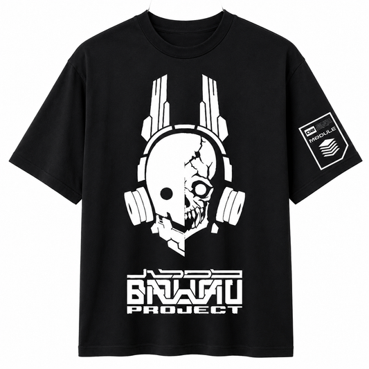 PLAYERA OVERSIZED -SILENT LUXURY ORIGINAL- CUSTOM - CIBERCORE