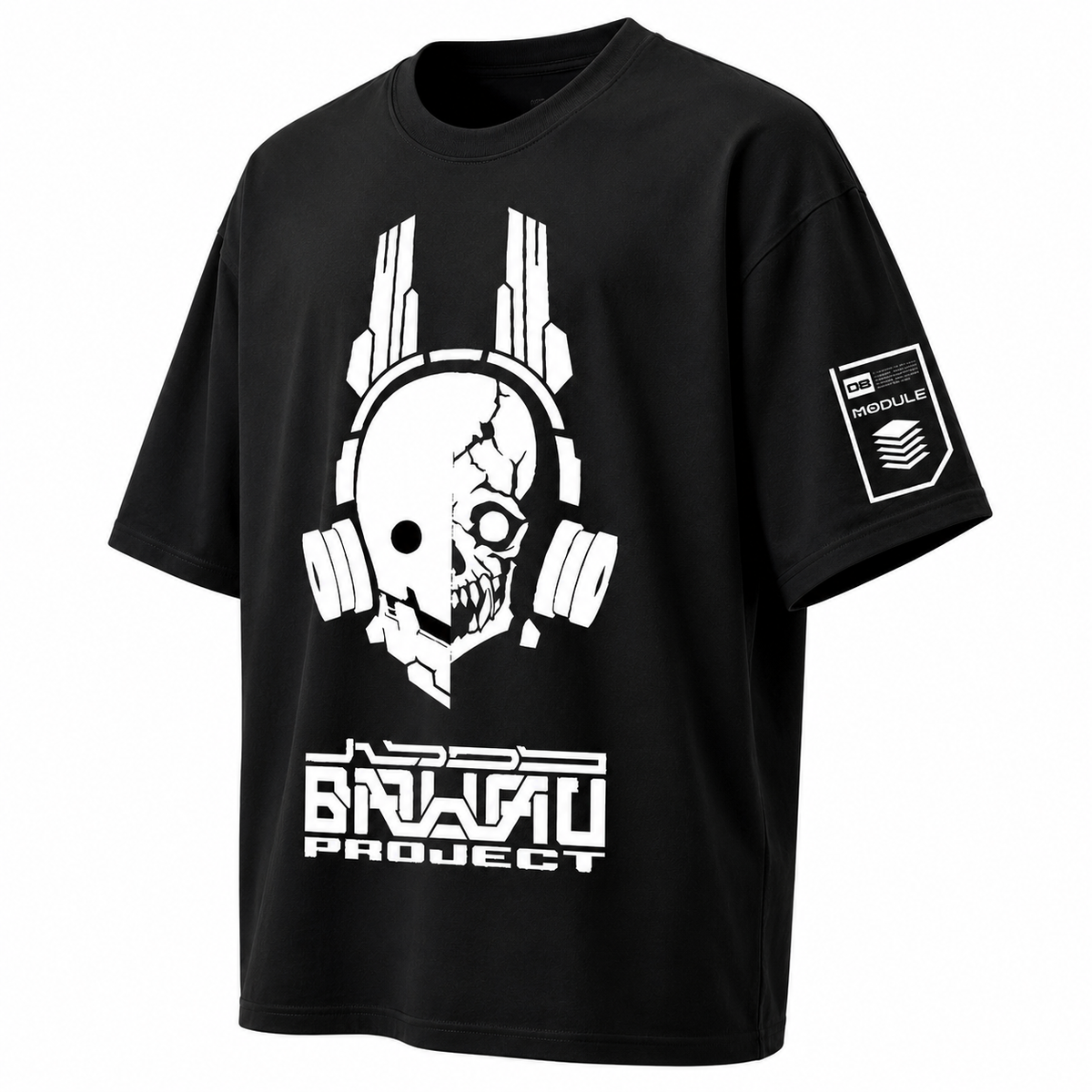PLAYERA OVERSIZED -SILENT LUXURY ORIGINAL- CUSTOM - CIBERCORE