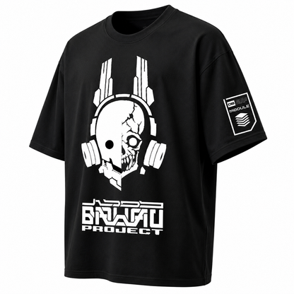 PLAYERA OVERSIZED -SILENT LUXURY ORIGINAL- CUSTOM - CIBERCORE