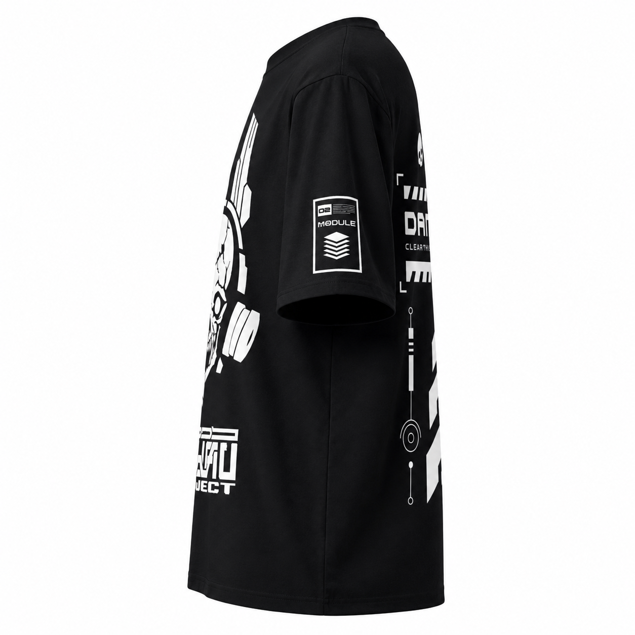 PLAYERA OVERSIZED -SILENT LUXURY ORIGINAL- CUSTOM - CIBERCORE