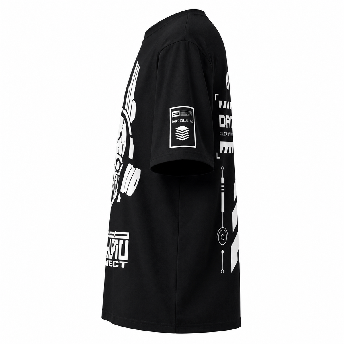 PLAYERA OVERSIZED -SILENT LUXURY ORIGINAL- CUSTOM - CIBERCORE