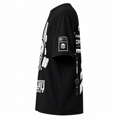 PLAYERA OVERSIZED -SILENT LUXURY ORIGINAL- CUSTOM - CIBERCORE