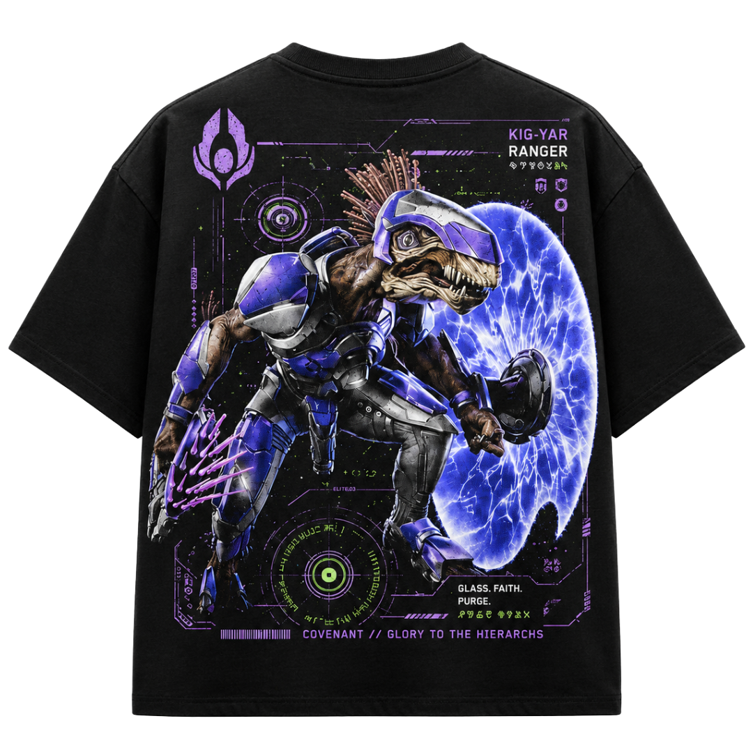 PLAYERA OVERSIZED - HALO - COVENANT - JACKAL