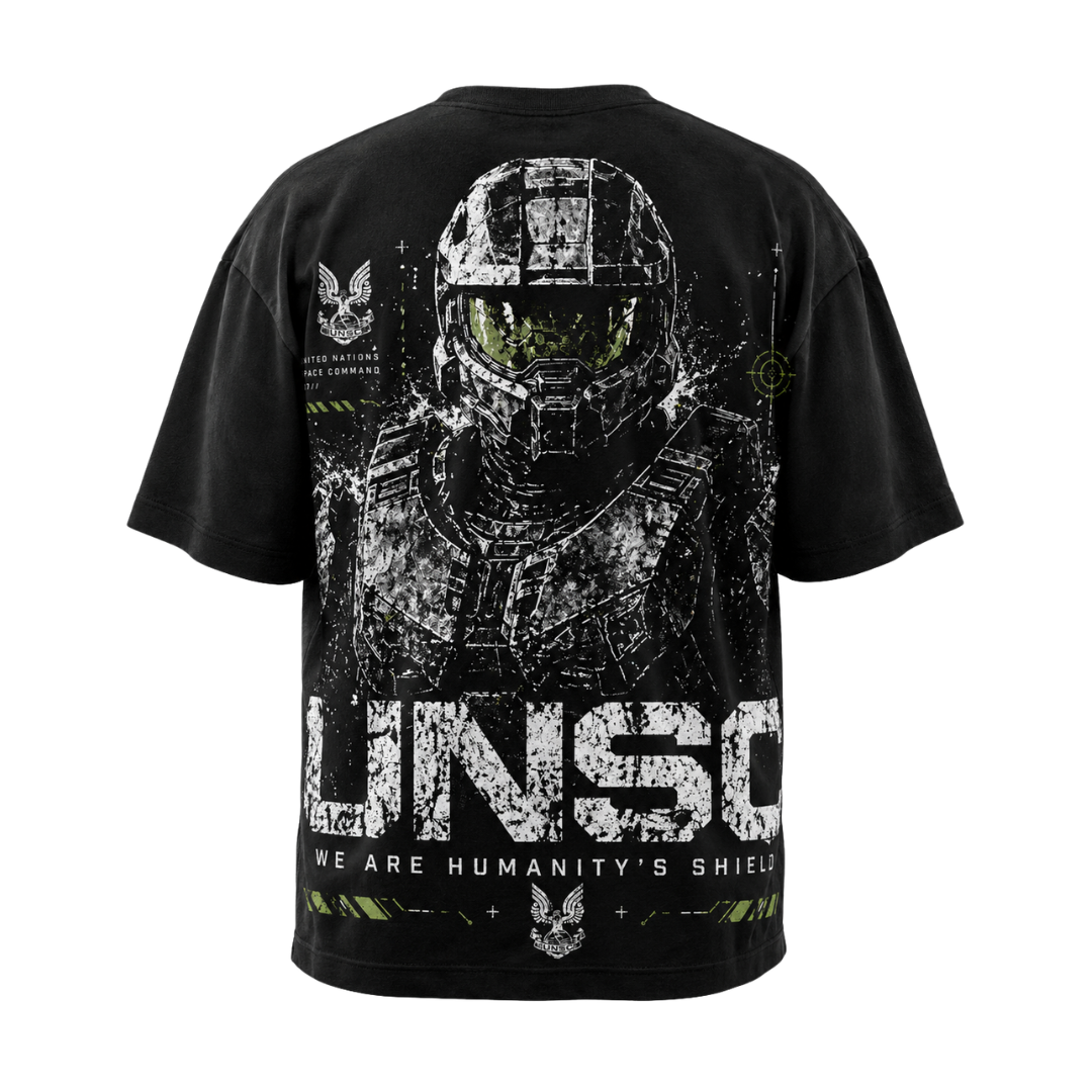 PLAYERA OVERSIZED - HALO - UNSC - JHON 117 V2