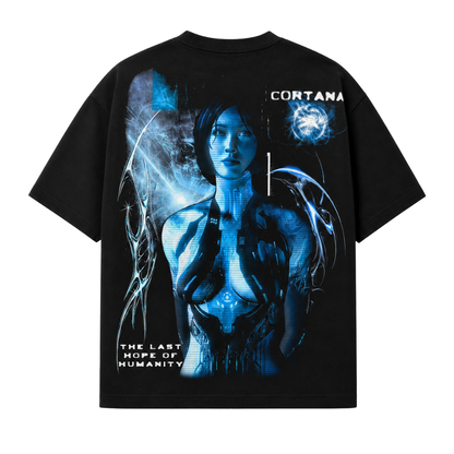 PLAYERA OVERSIZED - HALO - UNSC - CORTANA V1