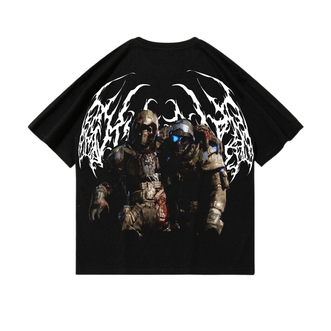 PLAYERA OVERSIZED - GEARS OF WAR - DUO BENJAMIN