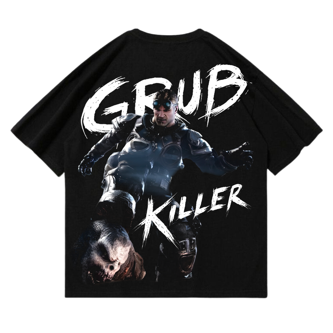 PLAYERA OVERSIZED - GEARS OF WAR - GRUBY KILLER - BAIRD