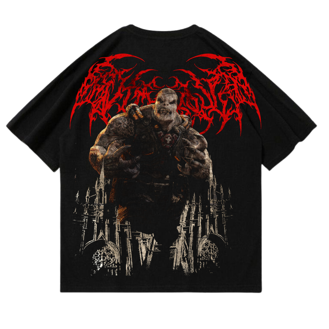 PLAYERA OVERSIZED - GEARS OF WAR - DRONE LOCUST CLASICO V2