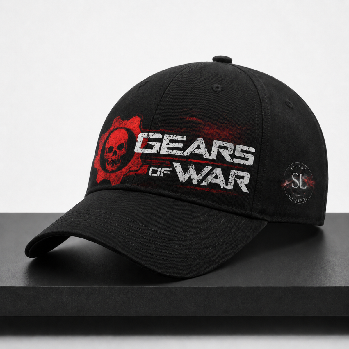 GORRAS GEARS OF WAR ORIGINAL - GAVARDINA PREMIUM PLANA Y CURVAS