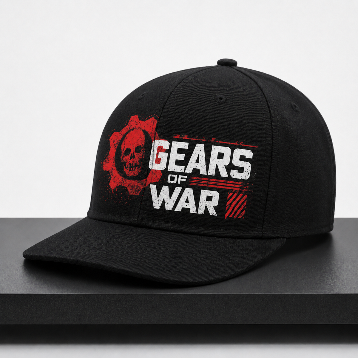 GORRAS GEARS OF WAR ORIGINAL - GAVARDINA PREMIUM PLANA Y CURVAS