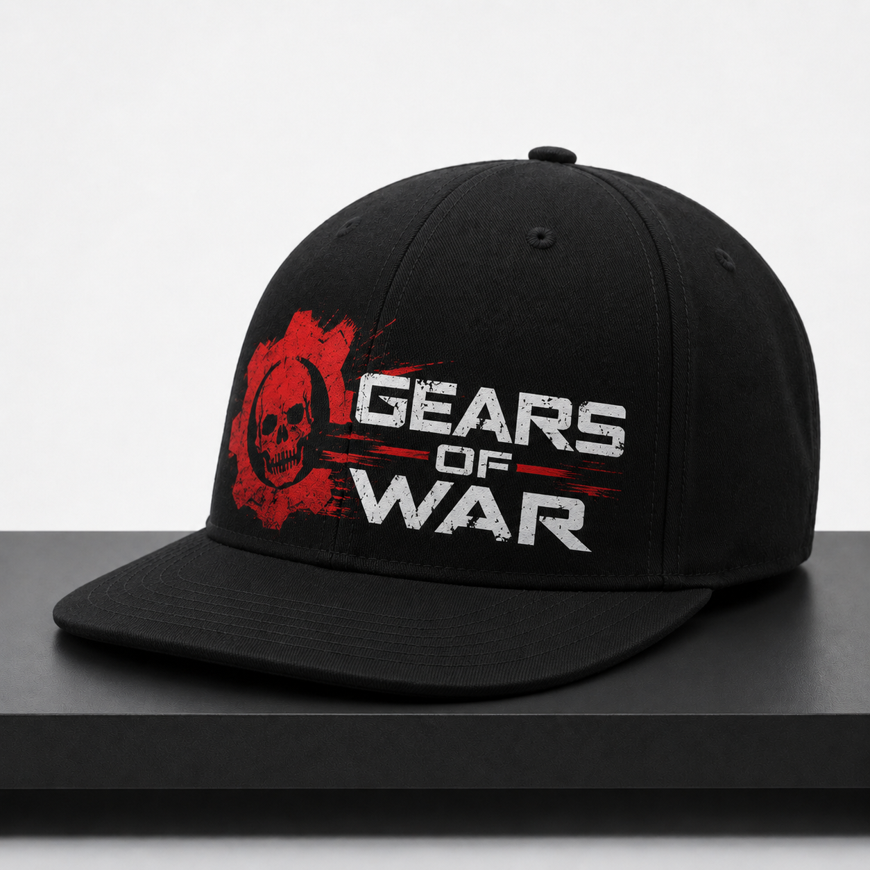 GORRAS GEARS OF WAR ORIGINAL - GAVARDINA PREMIUM PLANA Y CURVAS