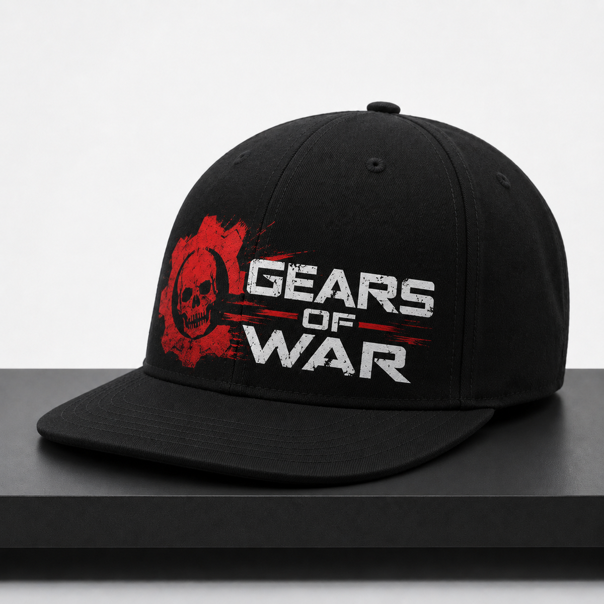 GORRAS GEARS OF WAR ORIGINAL - GAVARDINA PREMIUM PLANA Y CURVAS