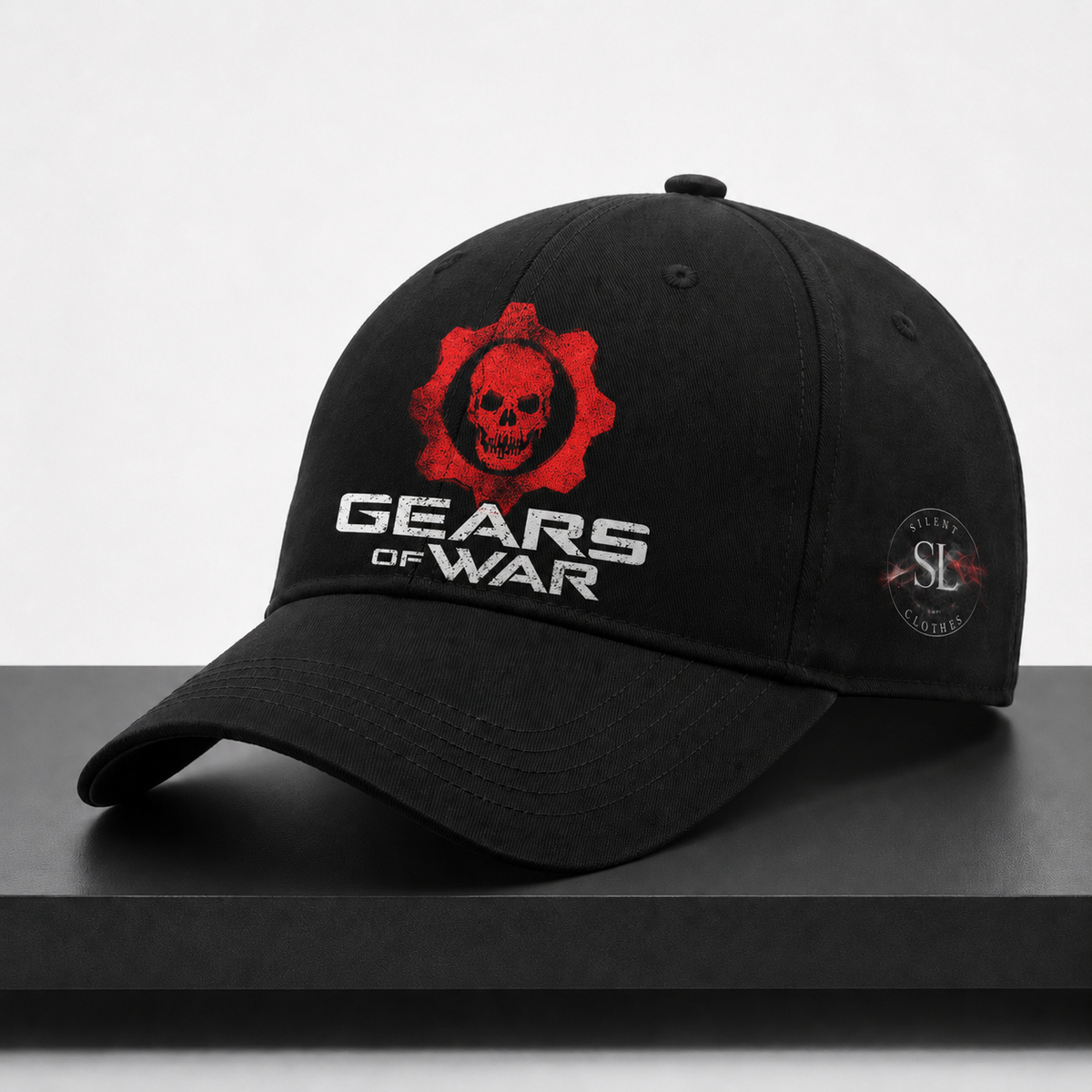 GORRAS GEARS OF WAR ORIGINAL - GAVARDINA PREMIUM PLANA Y CURVAS