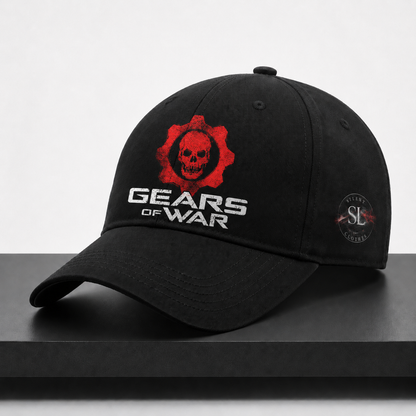 GORRAS GEARS OF WAR ORIGINAL - GAVARDINA PREMIUM PLANA Y CURVAS