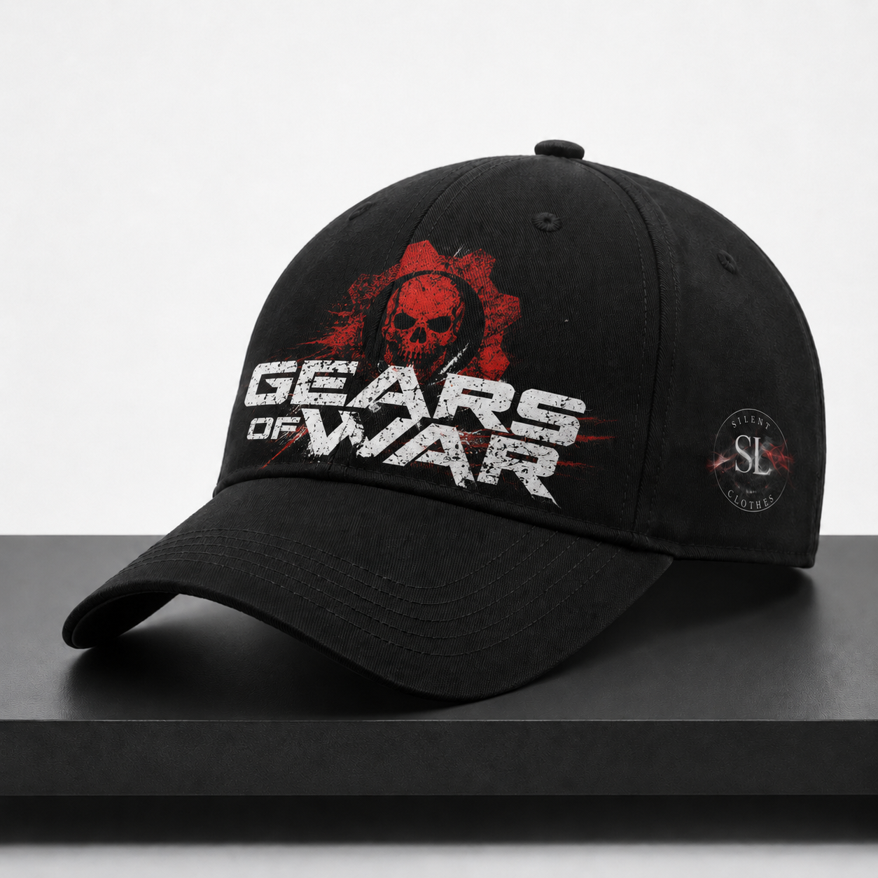 GORRAS GEARS OF WAR ORIGINAL - GAVARDINA PREMIUM PLANA Y CURVAS