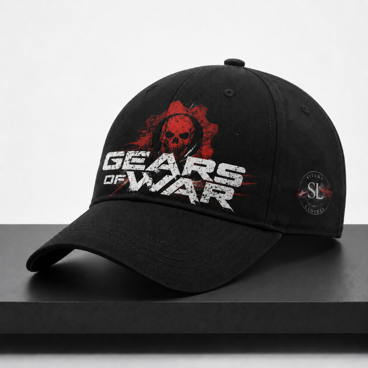 GORRAS GEARS OF WAR ORIGINAL - GAVARDINA PREMIUM PLANA Y CURVAS