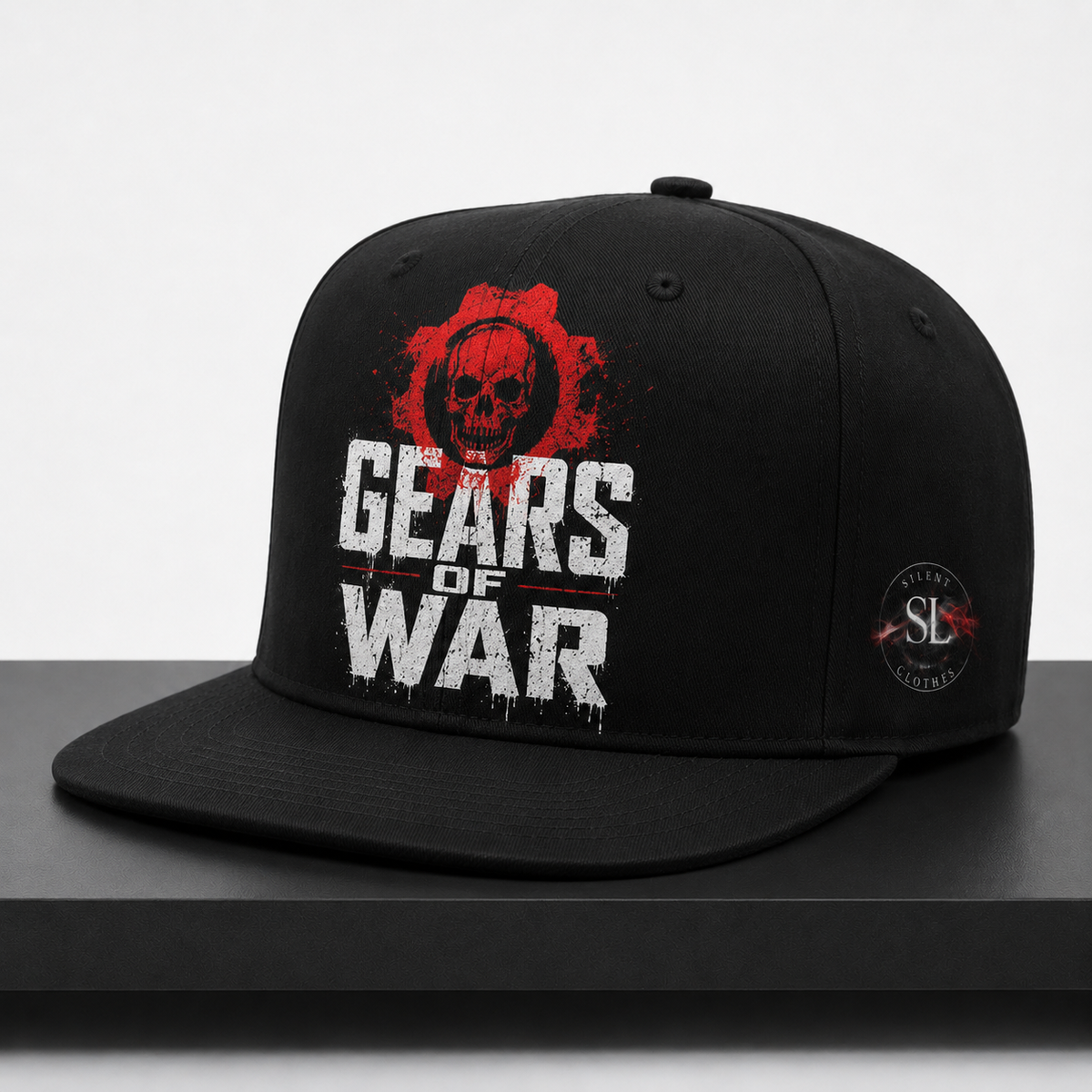 GORRAS GEARS OF WAR ORIGINAL - GAVARDINA PREMIUM PLANA Y CURVAS